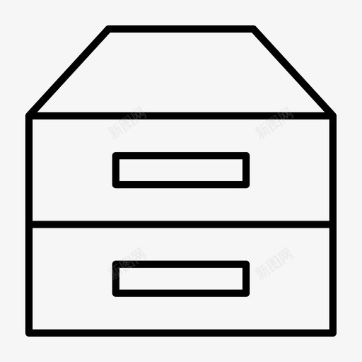 文件柜档案数据图标svg_新图网 https://ixintu.com 数据 文件 文件柜 档案