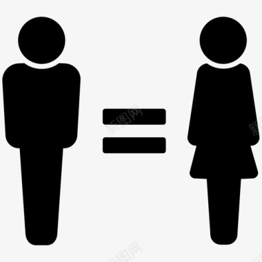 两性平等民主人图标图标