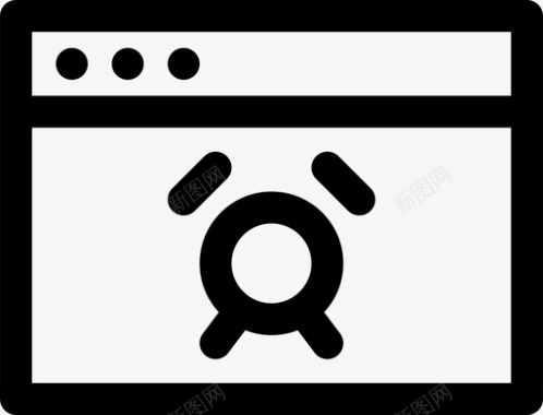 浏览器定时器警报计算机图标图标