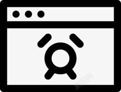 定时器2浏览器定时器警报计算机图标高清图片