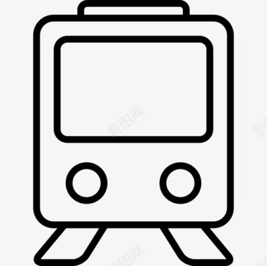列车轮廓交通iconinn图标图标