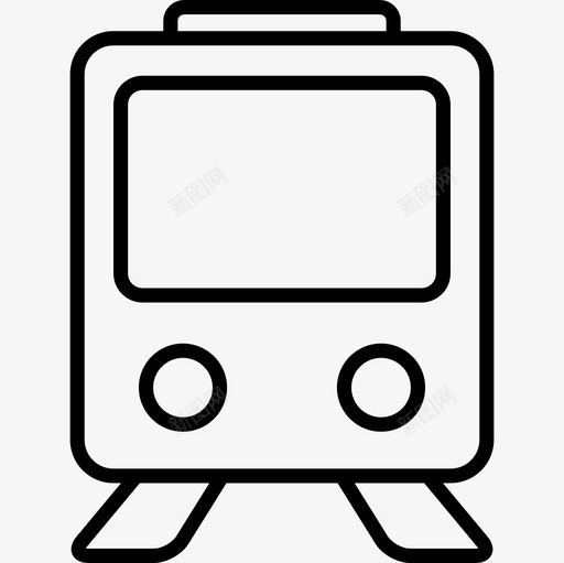 列车轮廓交通iconinn图标svg_新图网 https://ixintu.com iconinn 交通 列车轮廓
