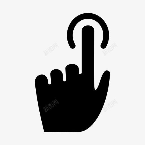 按钮点击手指按钮手指按下按钮图标svg_新图网 https://ixintu.com 手势 手指按下按钮 手指按钮 按下按钮 按钮点击