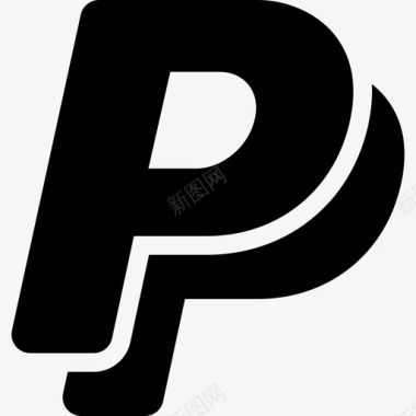 Paypal标志商店图标图标