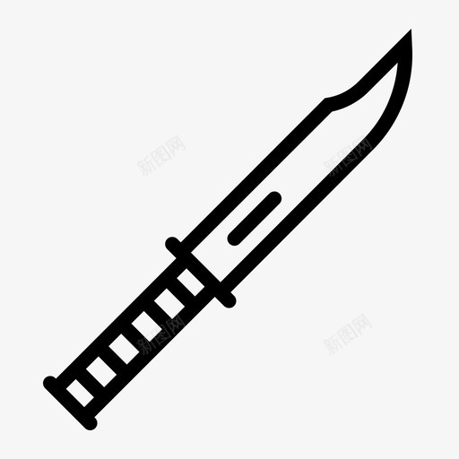 刀杀戮利器图标svg_新图网 https://ixintu.com 军队和战争 刀 利器 杀戮 武器
