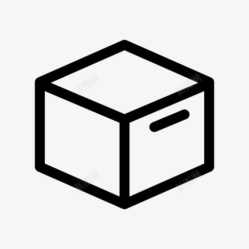 档案箱纸板箱储藏室图标svg_新图网 https://ixintu.com 储藏室 档案箱 纸板箱