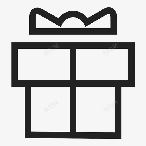 礼物奖品盒子图标svg_新图网 https://ixintu.com 奖品 盒子 礼物