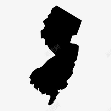 新泽西美国州图标图标