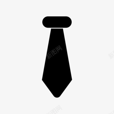 领带尊严办公室图标图标