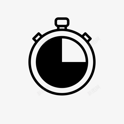 秒表计数器时间图标svg_新图网 https://ixintu.com 时间 秒表 计数器 计时器