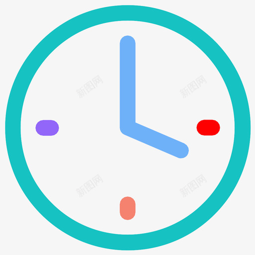 时钟时间计时器图标svg_新图网 https://ixintu.com 时钟 时间 计时器