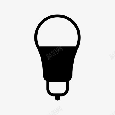 灯泡led照明图标图标
