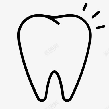 牙齿牙医医学图标图标