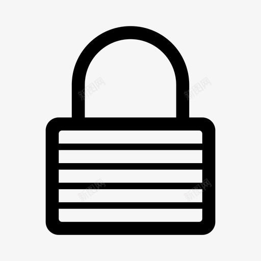 锁禁止阻止图标svg_新图网 https://ixintu.com 安全 禁止 管理员侧菜单设置32px常规 锁 阻止 隐私