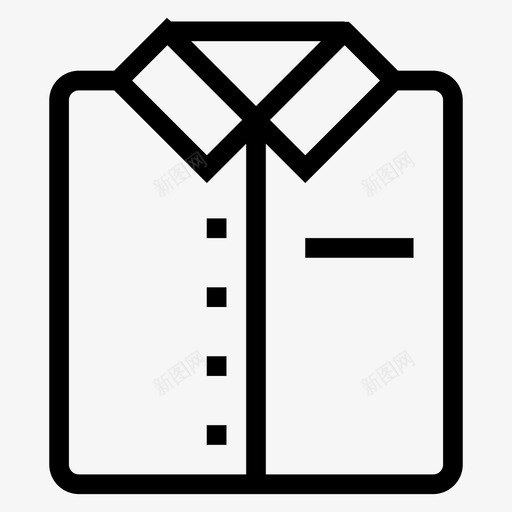服装时尚衬衫图标svg_新图网 https://ixintu.com t恤 时尚 服装 衬衫 购物电子商务线图标