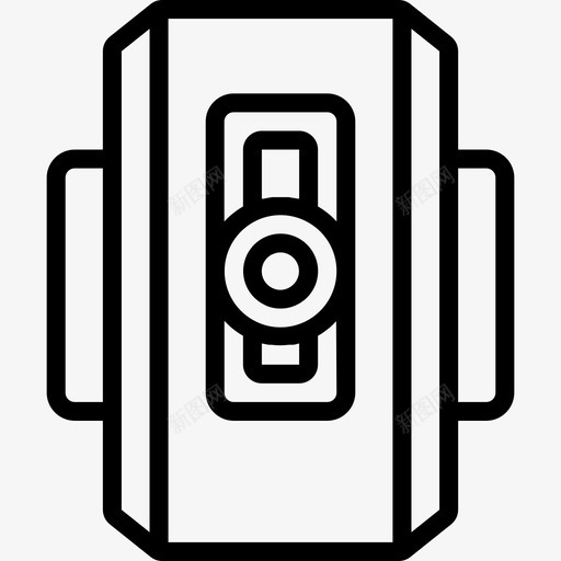 格拉多机器人电影未来图标svg_新图网 https://ixintu.com 未来 机器人轮廓集 格拉多机器人 电影 电视