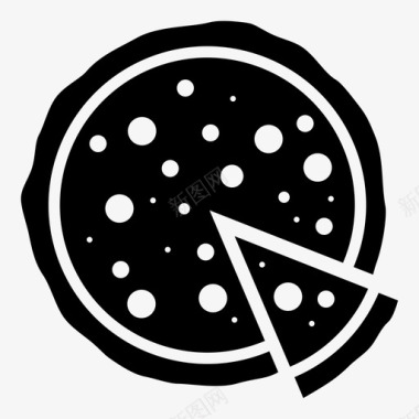 披萨快餐晚餐图标图标