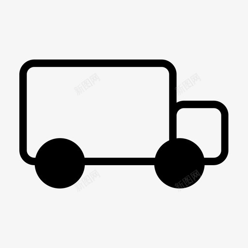 卡车货物运输工具图标svg_新图网 https://ixintu.com 卡车 货物 车辆 运输工具
