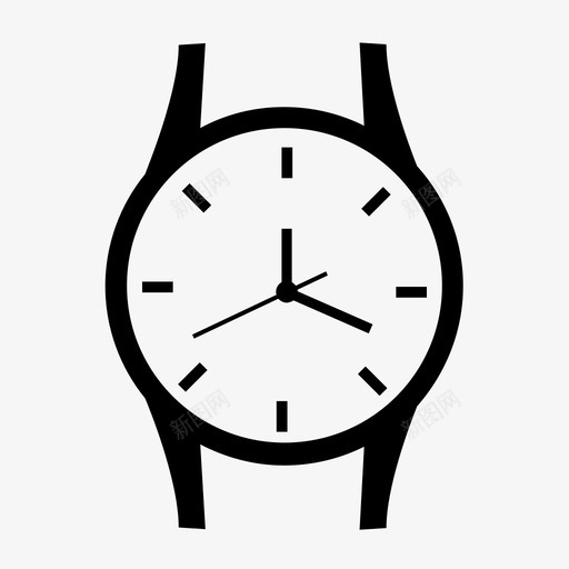 手表钟时间图标svg_新图网 https://ixintu.com 手表 时间 钟