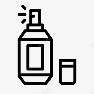 香水瓶子妇女节图标图标