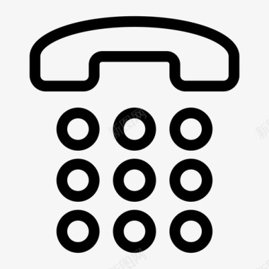 电话呼叫电话拨号图标图标