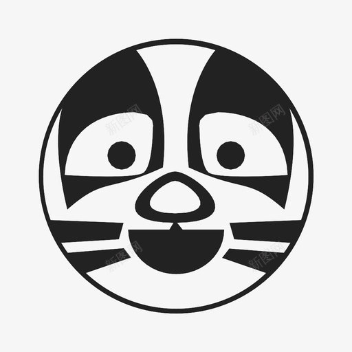 猫咪乐队表情符号图标svg_新图网 https://ixintu.com 乐队 化妆 吻乐队 猫咪 脸 表情符号