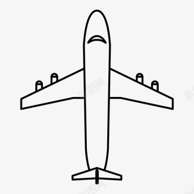 飞机运输工具图标图标