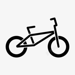 自行车特技bmx自行车比赛图标高清图片