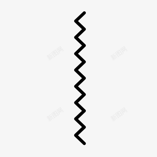 曲折装饰性线条图标svg_新图网 https://ixintu.com 图案 曲折 线条 装饰性 重复
