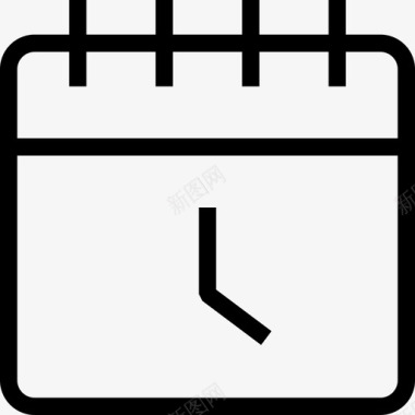 日程表挂起日历组织图标图标