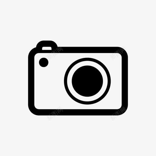 照相机数码相机摄影图标svg_新图网 https://ixintu.com 摄影 数码相机 照相机