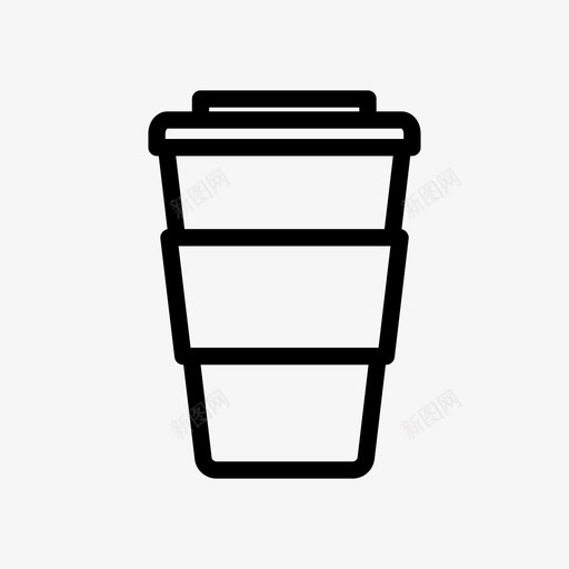 咖啡杯饮料垃圾食品图标svg_新图网 https://ixintu.com 咖啡杯 垃圾食品 饮料