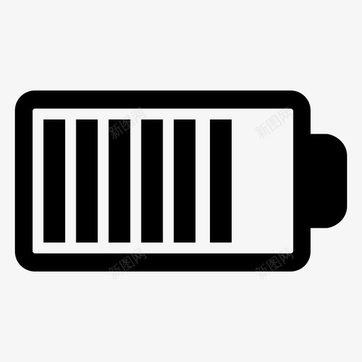 电池电池充电高图标svg_新图网 https://ixintu.com 电池 电池充电 高