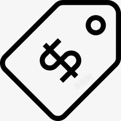 金钱矢量图标金钱标签折扣美元图标高清图片