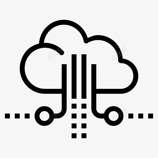 数据云审核图标svg_新图网 https://ixintu.com 云 审核 支付和计费 数据 设置