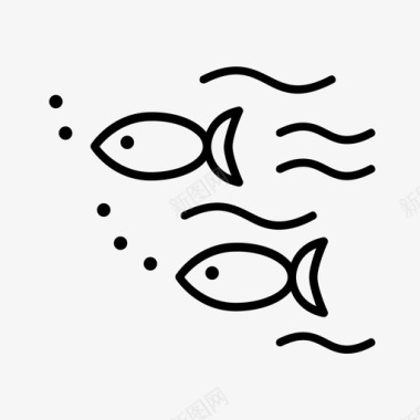 鱼鱼缸宠物图标图标