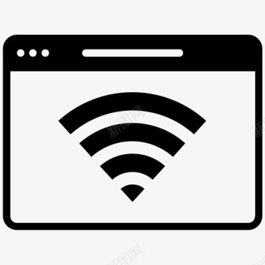 wifi互联网网络浏览器图标图标
