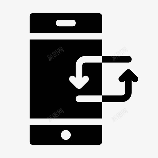 同步活动数据图标svg_新图网 https://ixintu.com 事务 同步 数据 活动 移动