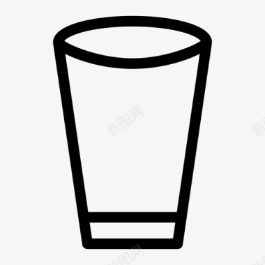 玻璃杯饮料苏打水图标图标