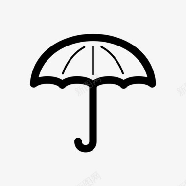 雨伞摄影图标图标