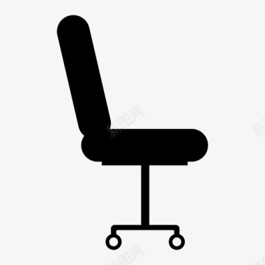 办公椅家具座椅图标图标