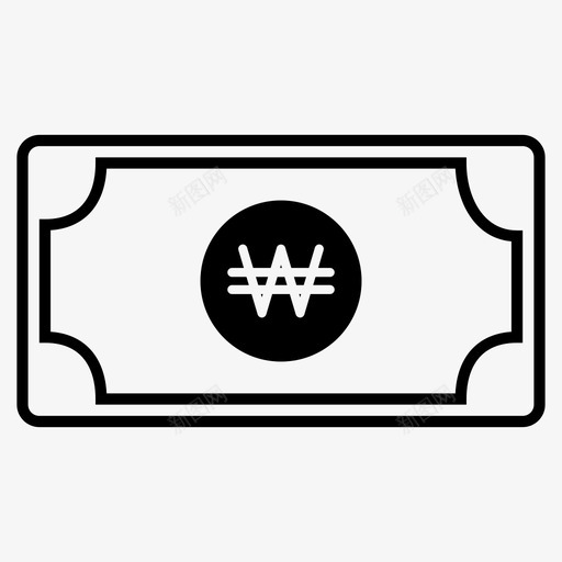 货币纸币图标svg_新图网 https://ixintu.com 纸币 货币