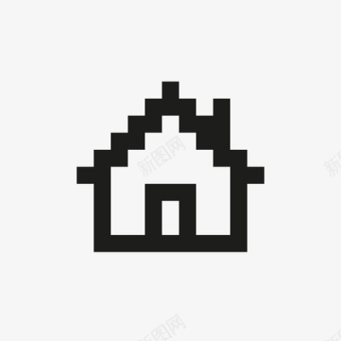 家房子像素图标图标