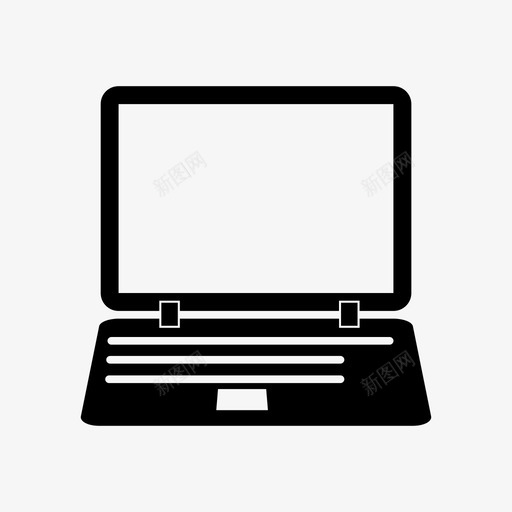 笔记本电脑便携式屏幕图标svg_新图网 https://ixintu.com 便携式 屏幕 技术 笔记本电脑