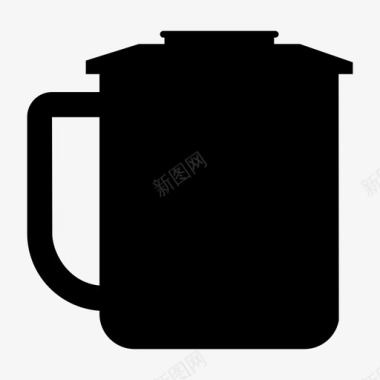 茶杯盖子杯子图标图标