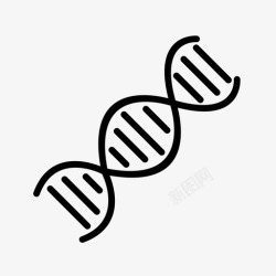 RNAdna遗传学螺旋图标高清图片