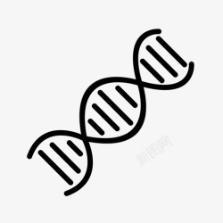 医学背景RNAdna遗传学螺旋图标高清图片