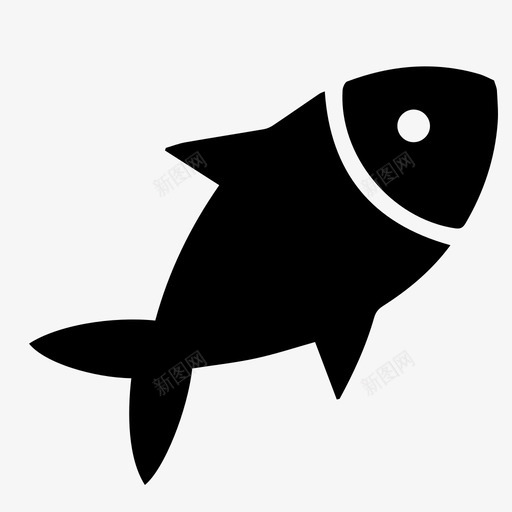 鱼动物钓鱼图标svg_新图网 https://ixintu.com 动物 钓鱼 鱼