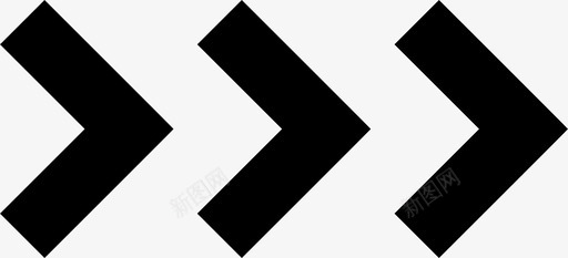 右V形V形三箭头图标svg_新图网 https://ixintu.com V形 三V形 三箭头 右V形