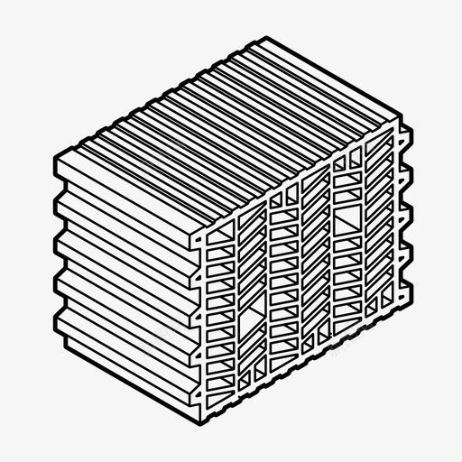 砖建筑陶瓷块图标svg_新图网 https://ixintu.com 墙 建筑 砖 陶瓷块